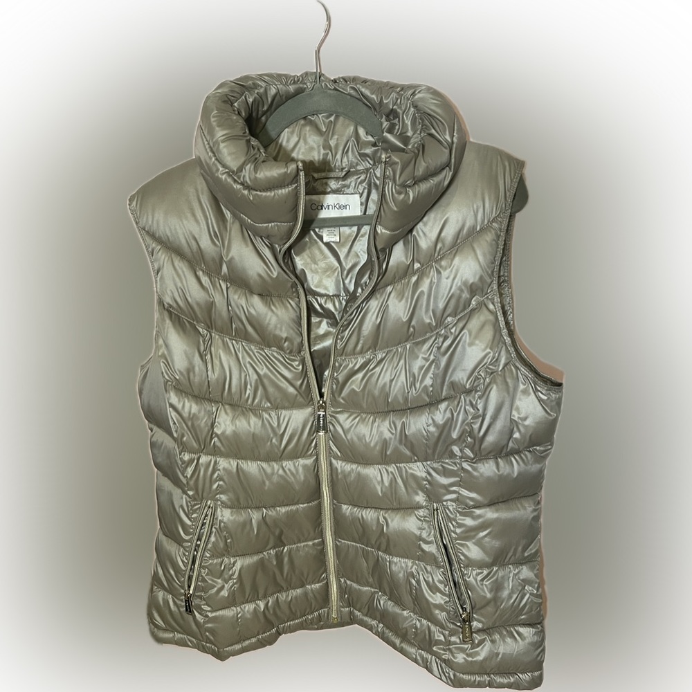 Calvin Klein Puffer Sleeveless Vest Sz XL